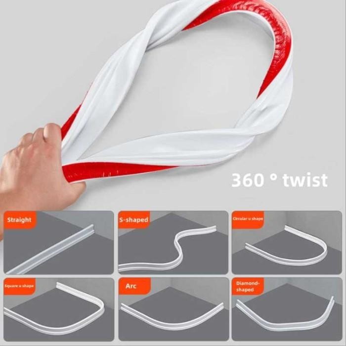 Pembatas Karet Silikon Penahan Air Kamar Mandi Water Stopper Bathroom