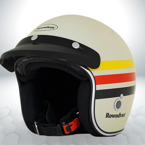 Helm Marzano X Rown Division - Retro Street Helmet