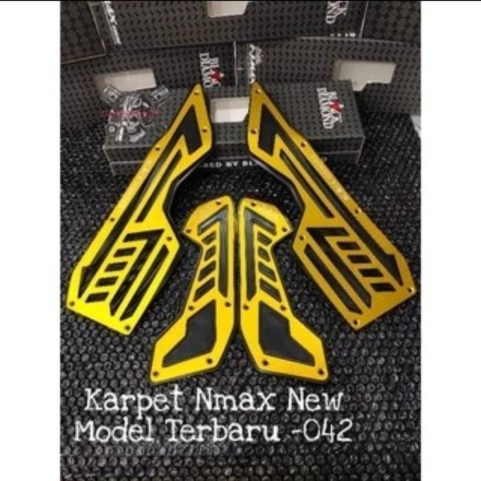 Karpet Motor Nmax-155 2020 - 2022 New Model 042 Original Black Diamond