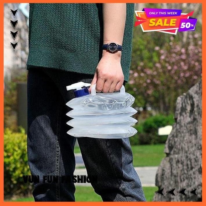 GALON KANTONG AIR LIPAT PORTABEL 15L 10L KANTONG AIR MINUM LIPAT CAMPING HIKING TAFFSPORT / JERIGEN 