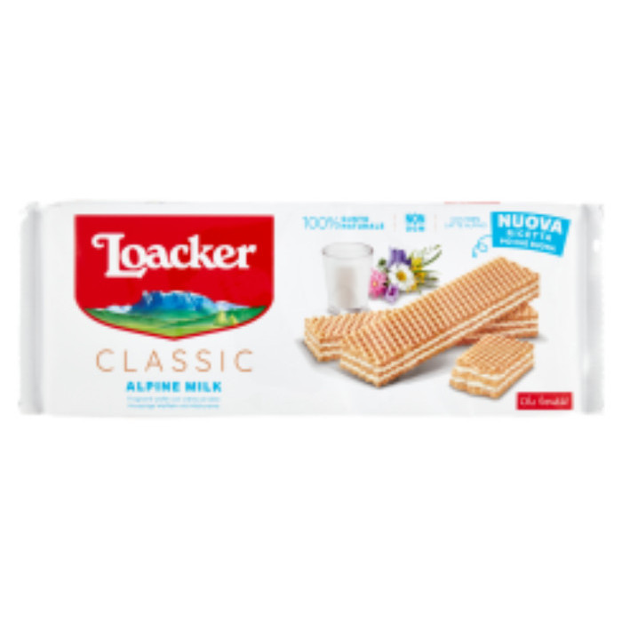 

EKSLUSIF (WAFER) LOACKER CLASSIC ALPINE MILK 175GR