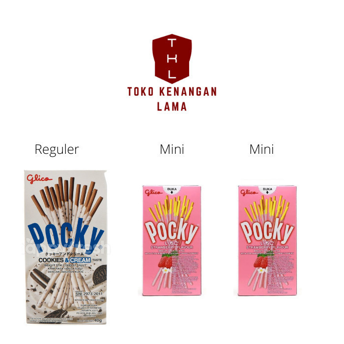 

SALE Glico Pocky Mini Pocki Stick Biscuit 21 22 gr Poki Biskuit Stik