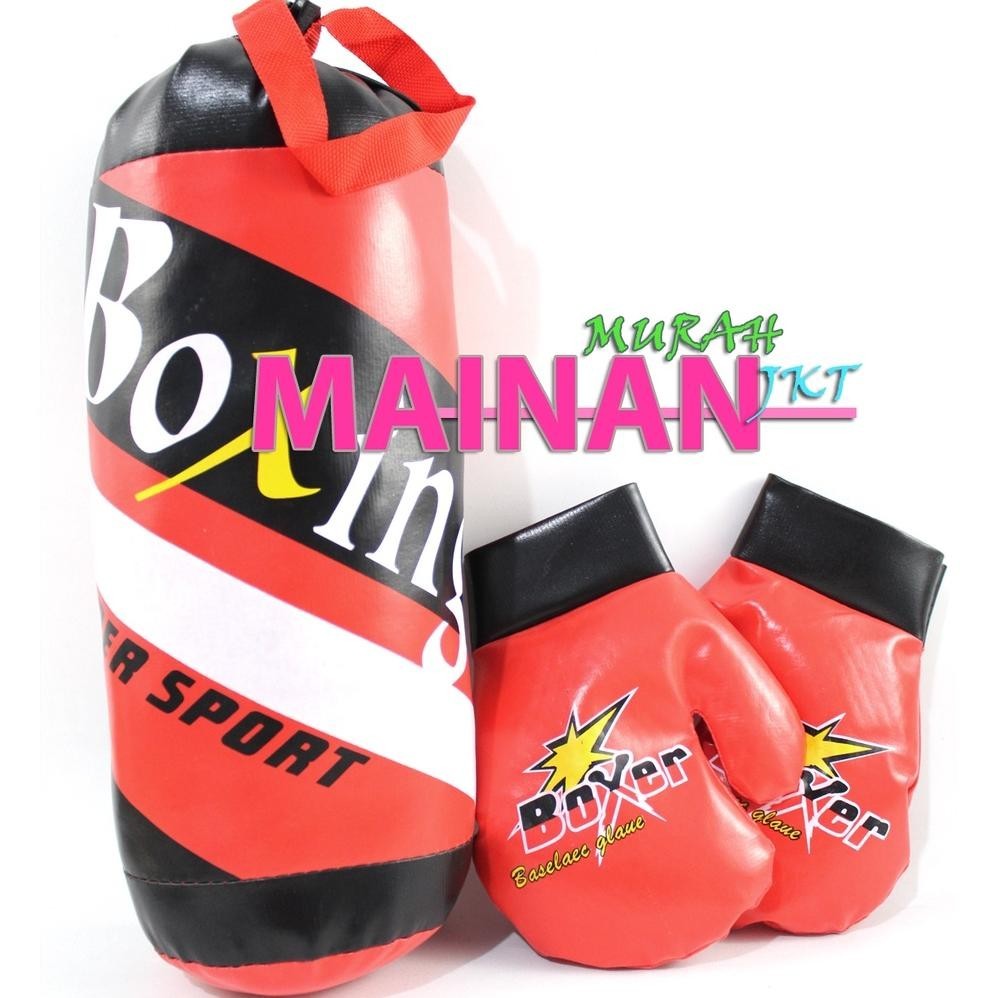 ready MAINAN ANAK MURAH MAINAN ANAK LAKI BOXING TINJU SAMSAK SARUNG TANGAN PR17679 SAMSAK GANTUNG SA
