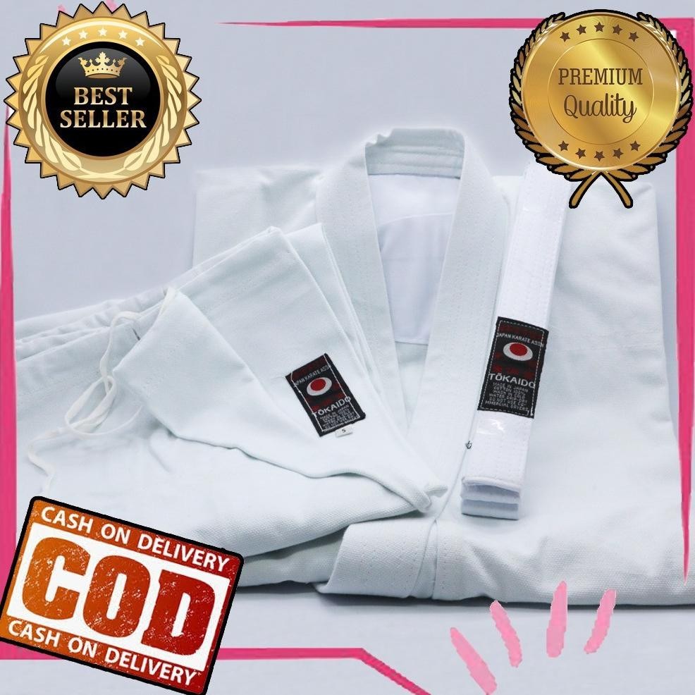 ready Baju Karate Kata Tegi/Dogi Tokaido Akasah Seragam Karate Alat Beladiri TERLARIS