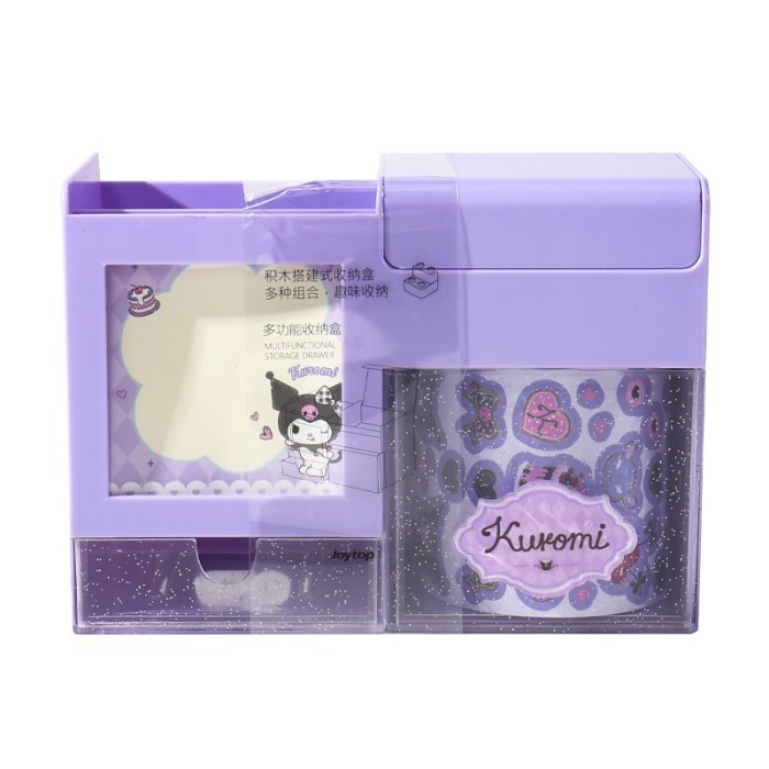 

MIMIMOO Kotak Penyimpanan Alat Tulis Sticker Sanrio Cinnamoroll Kuromi