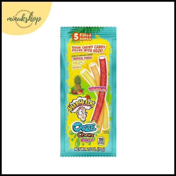 

Permen Warheads Ooze Ropes Chewz Candy 70 Gram