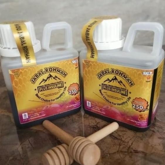 

Madu Jabal Rohmah 250 Gram Hitam Pahit Plus Insulin Menurunkan Kadar Gula Darah - Meningkatkan Imunitas Tubuh
