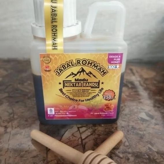 

Madu Asli Murni (250gr) Nektar Randu Jabal Rohmah Grade A 100% Alami Pure Natural Raw Honey