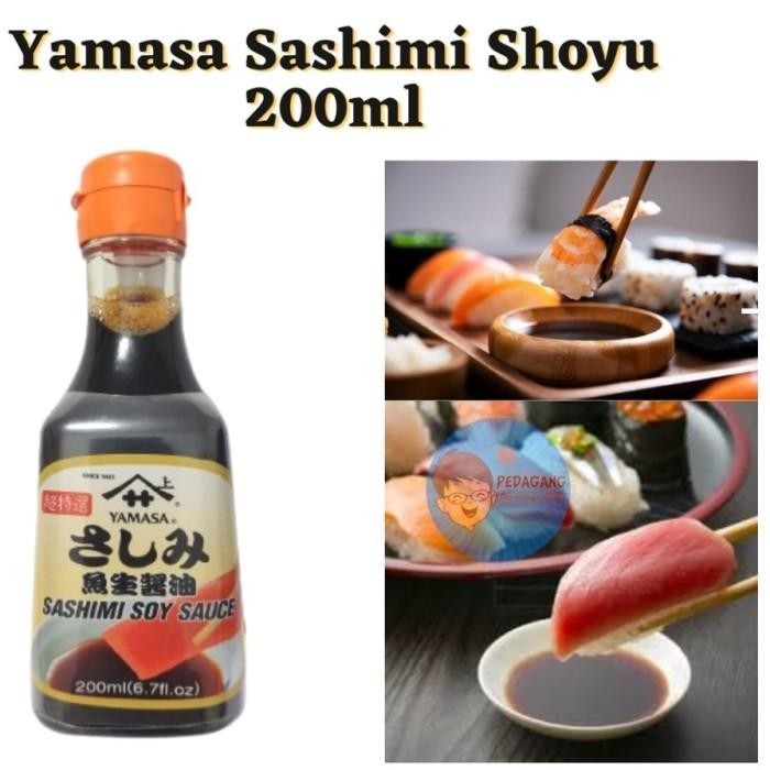 

YAMASA Sashimi Soy Sauce/Kecap Asin Untuk Sashimi 200ml Kualitas Terbaik