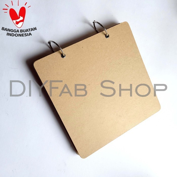 

Ready Blank Scrapbook Album Diy Kotak 21 X 21 Cm Isi 25 Lembar Polos Kreasi