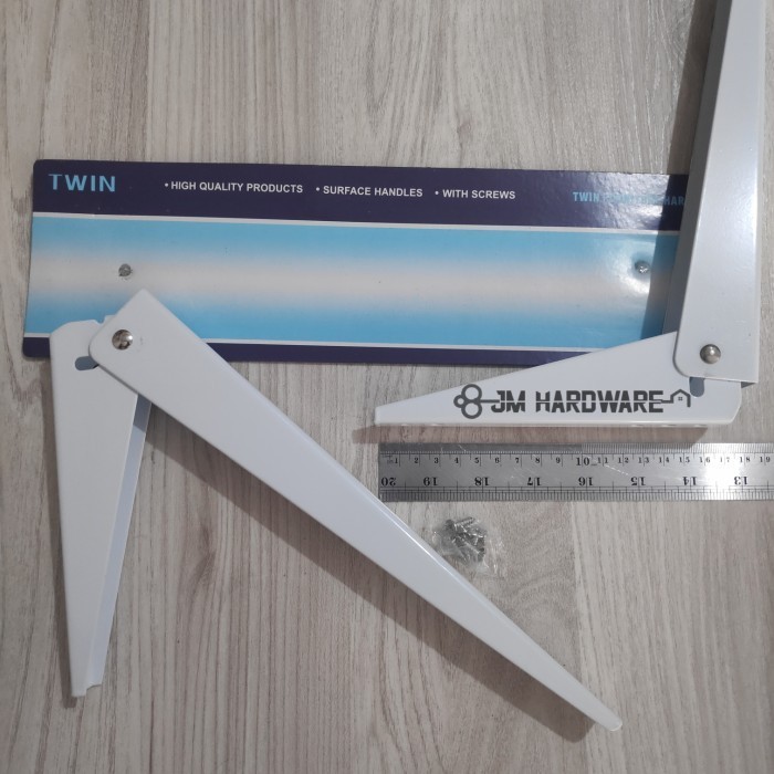 ENGSEL SIKU LIPAT ENGSEL MEJA BRAKET SIKU LIPAT FOLDING BRAKET 12"