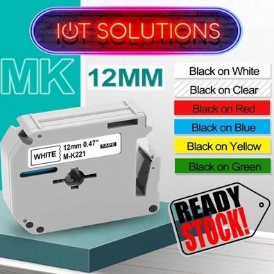 

jg-56 Label Tape 12mm MK-231 M-K231 MK-131 MK-431 MK-531 MK-631 MK-731 MK-831 MK-931 Compatible Brother P-Touch Printer Label Maker M Tape M231 M-K231 MK231 Termurah