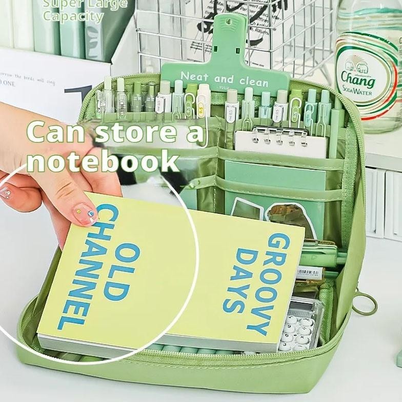 

Ur37 Transparan Tempat Pensil Berkapasitas Besar / Kotak Alat Tulis Anak Yang Indah / Tas Penyimpanan Kosmetik Anak Perempuan / Sekolah Kotak Kantor Stationary Hemat