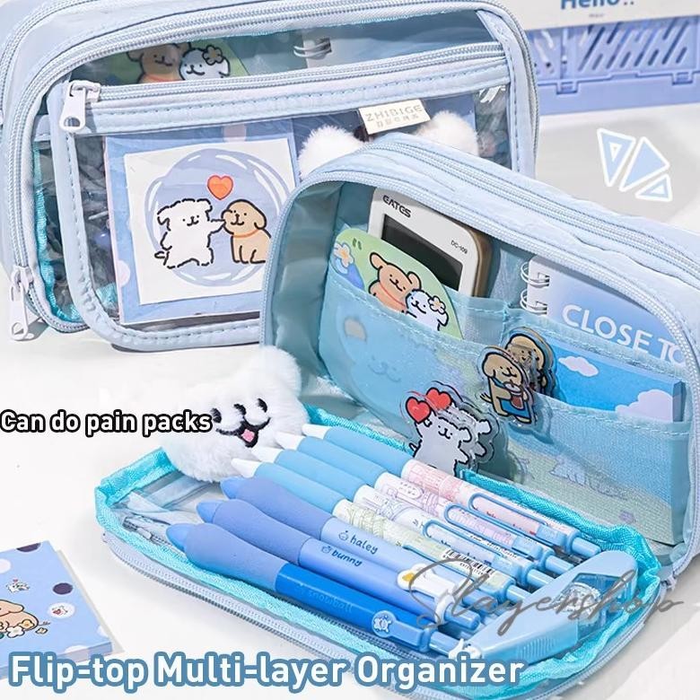 

dgh-43 KOTAK PENCIL ANAK / KOTAK PENSIL TRANSPARAN / PANSILCASE / TEMPAT PERALATAN ANAK Sale