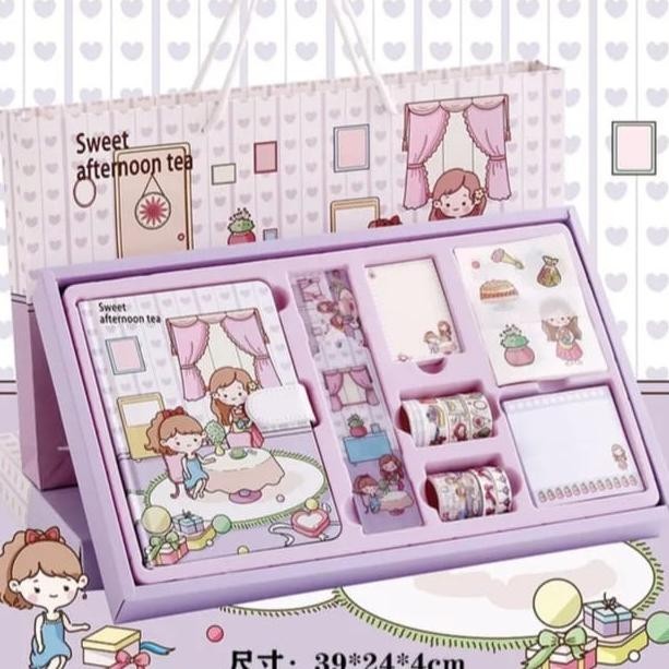 

ZAI-2530 JURNAL 7 IN 1 SWEETHEART CAKE SHOP JURNAL SWEET HEART (1 NOTEBOOK HARDCOVER , 2 SET WASHI TAPE , 2 SET STICKY NOTES , 1PEMBATAS BUKU ,1 STIKER ANTI AIR ) PAKET JURNAL 1 SET ISI 7 PCS PAKET MURAH BUKU HARIAN ALAT TULIS ESTETIK LETTERING ATK MURAH