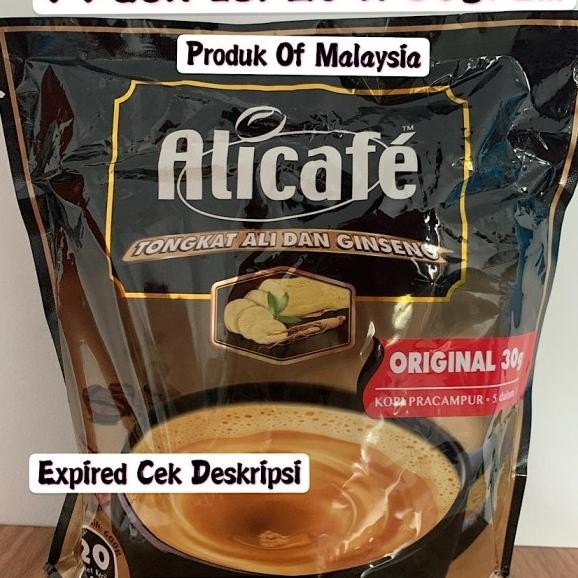 

Alicafe Tongkat Ali Ginseng Kopi Malaysia Instan