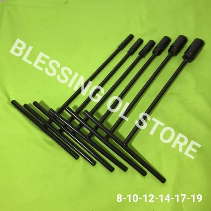 KUNCI SOK T MURAH 8-10-12-14-17-19 / KUNCI SOCKET SET KOMPLIT Kualitas Terbaik