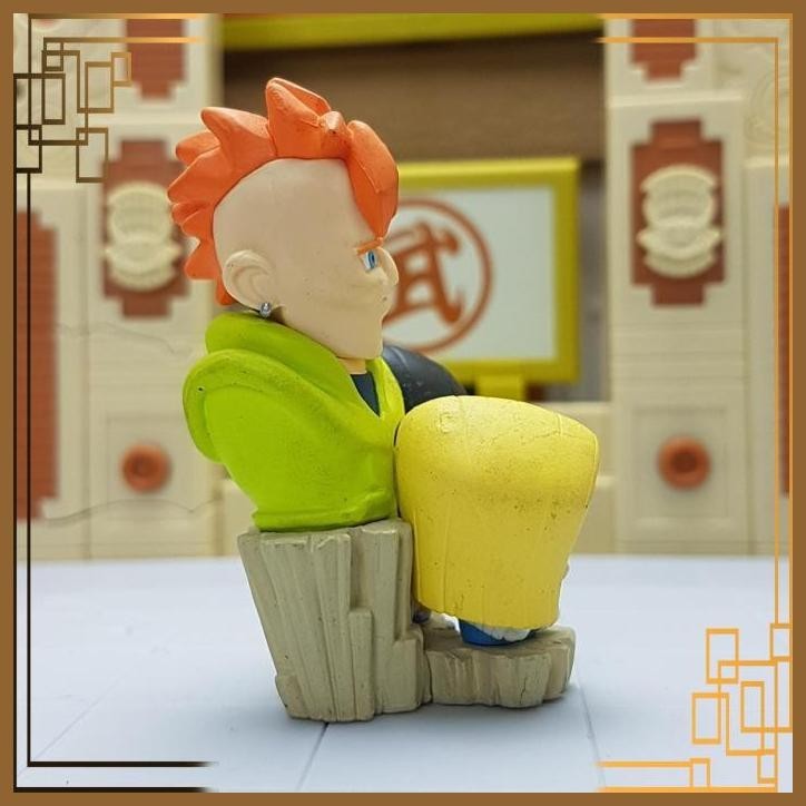 [ZPT] ACTION FIGURE DRAGON BALL BUST ANDROID 16 17 18 DBZ CHIBI