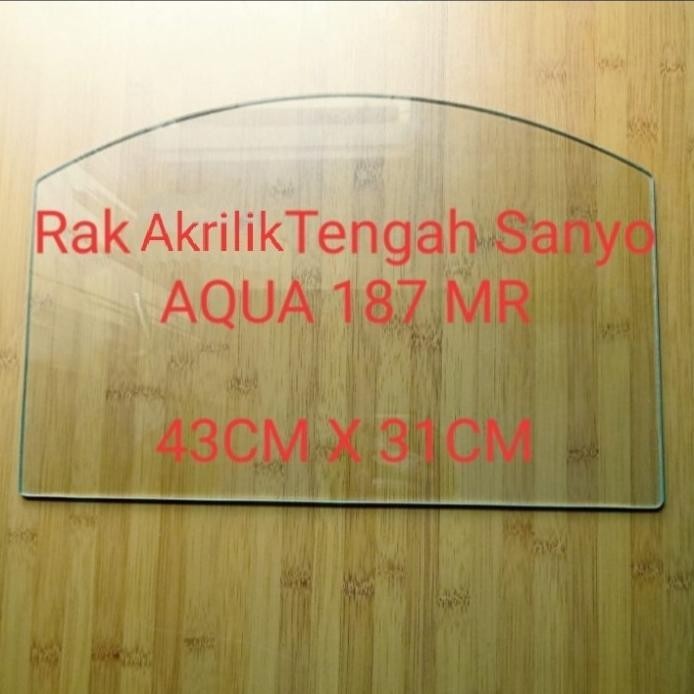 RAK KACA TENGAH KULKAS SANYO AQUA 187 MR 1 PINTU