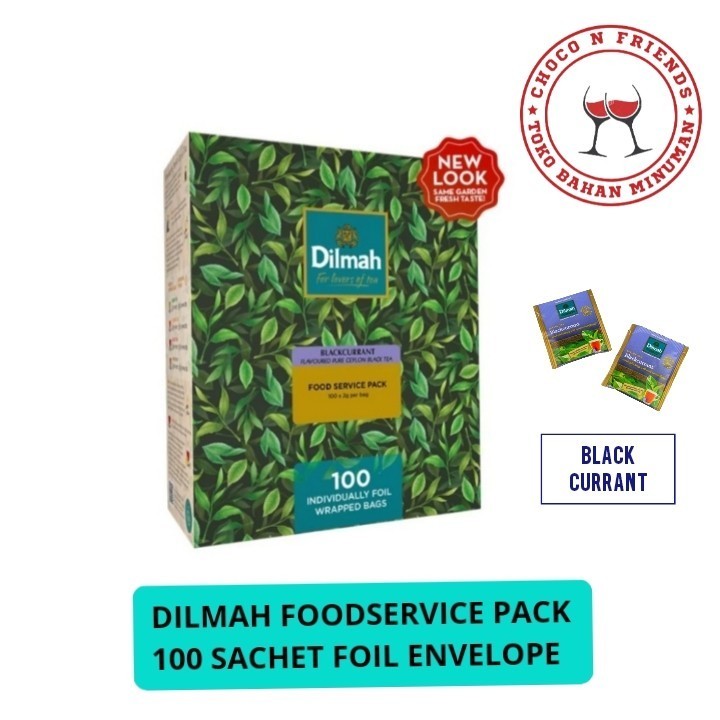 

Teh Dilmah 100 sachet Blackcurrant