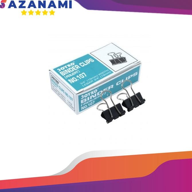

Diskon JOYKO BINDER CLIP NO 107 19MM 3/4" PENJEPIT KERTAS saz4 dijamin