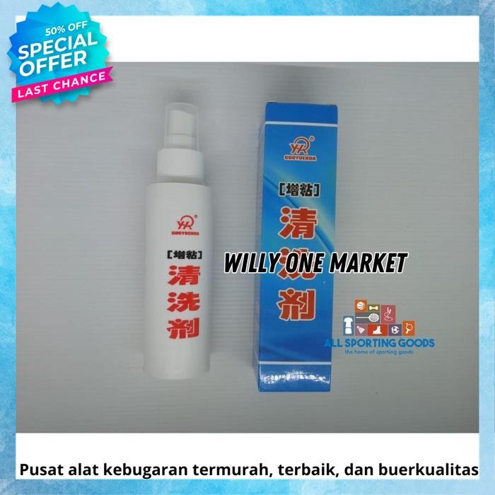 GUO YUE HUA 100 ML PROFESIONAL TENIS MEJA KARET CLEANER/PINGPONG HOT SALE BY WILLY ONE MARKET