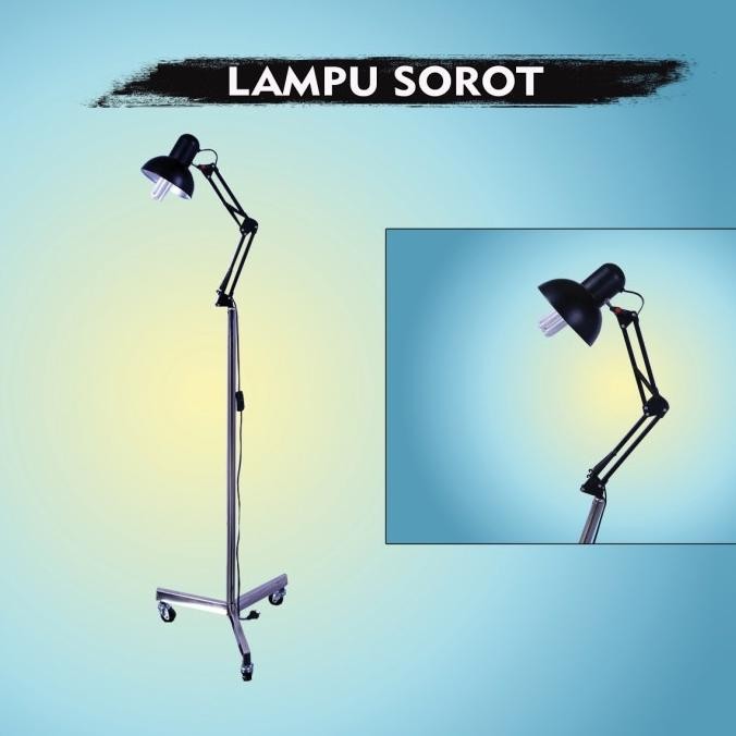 lampu tindakan kaki 3 stainless - lampu tindakan pasien stainless led
