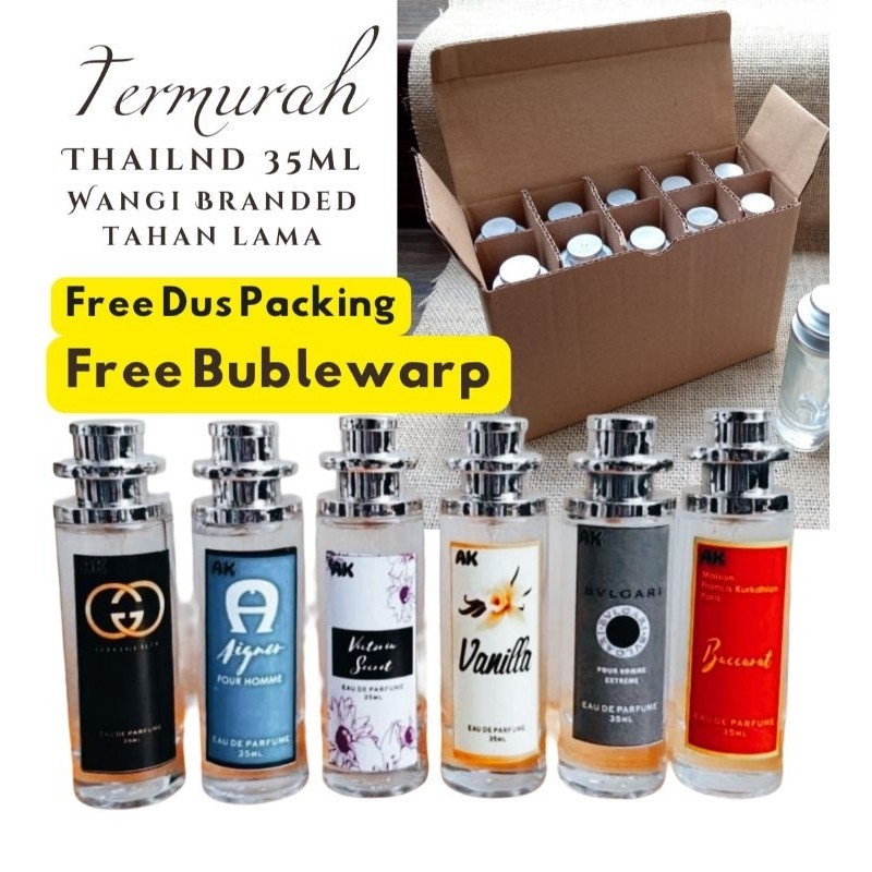 PARFUM (BPOM)THAILAND 35ML PREMIUM / PARFUM THAILAND BACCARAT 35ML / PARFUM THAILAND TAHAN LAMA