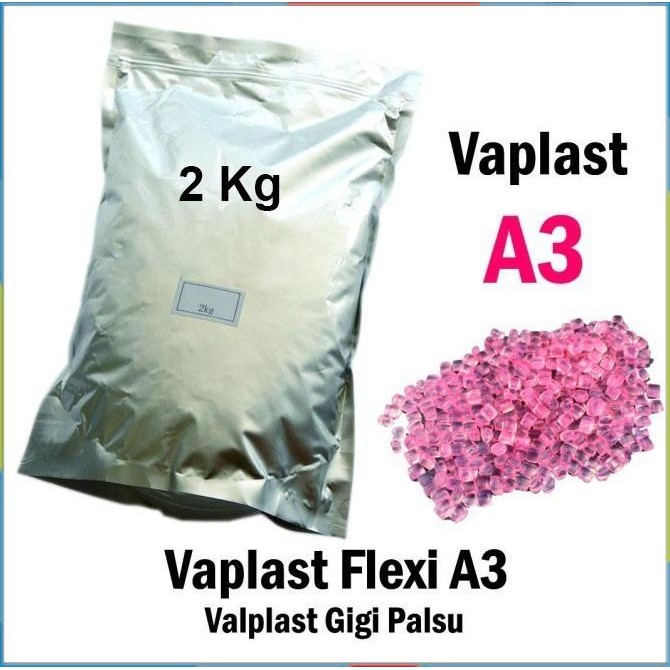 Bahan Valplast Gigi Flexi Warna Vaplast Valplast/flexi A3 2 kg