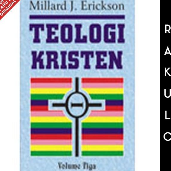 

Buku Teologi Kristen volume 3 - Millard J. Erickson