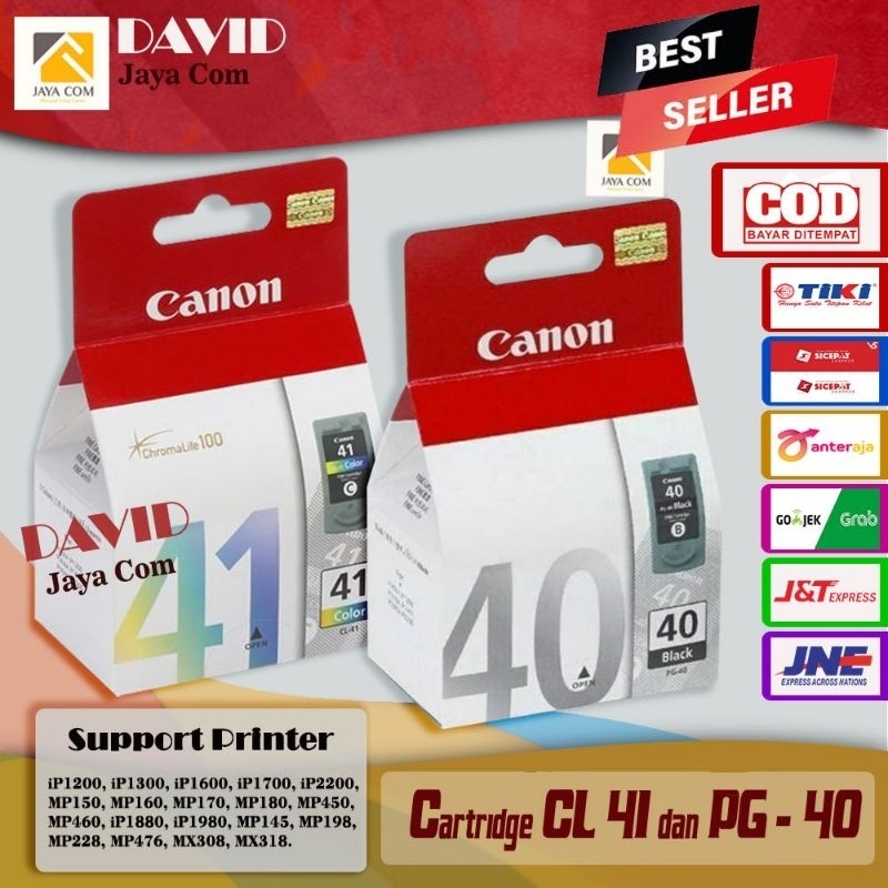 Catridge Printer Canon 40 + 41 Original for ip1880, mp450, mp145, ip1980