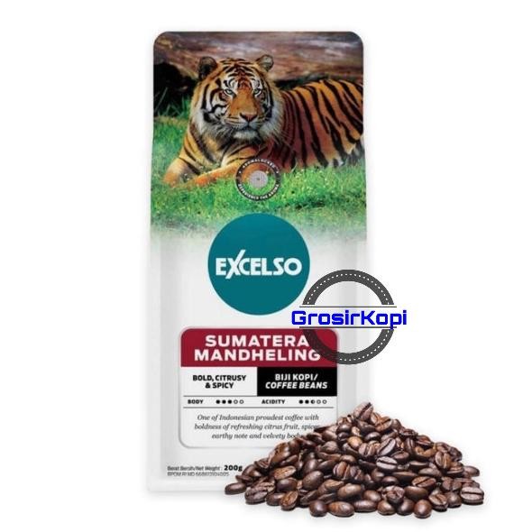 

Kopi Biji Sumatra Mandeling Excelso 200 Gram