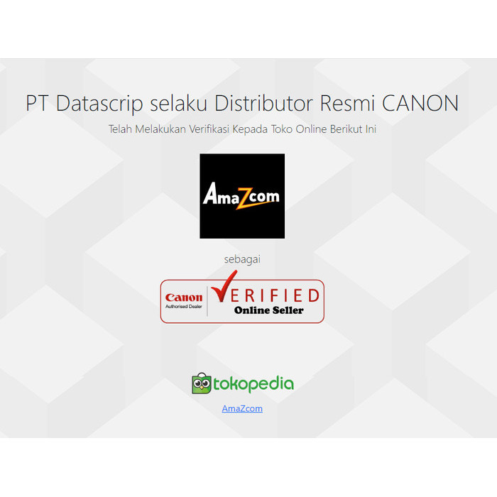 Wade Tinta Canon 810 Pg810 Black / Hitam Original Datascript Cartridge Tinta Printer Canon Ip2770