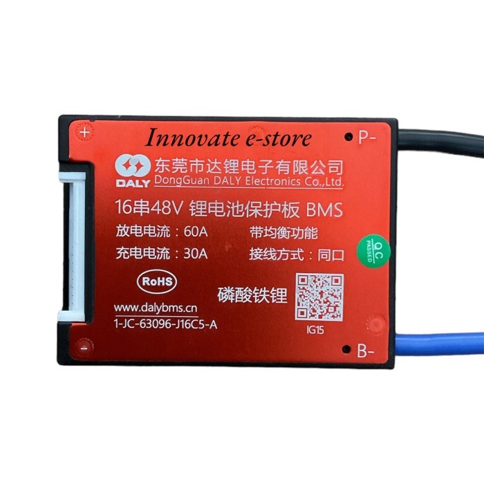 Wiji Bms Baterai Batre Lithium Iron Phospate Lifepo4 Merek Daly 24V 8S