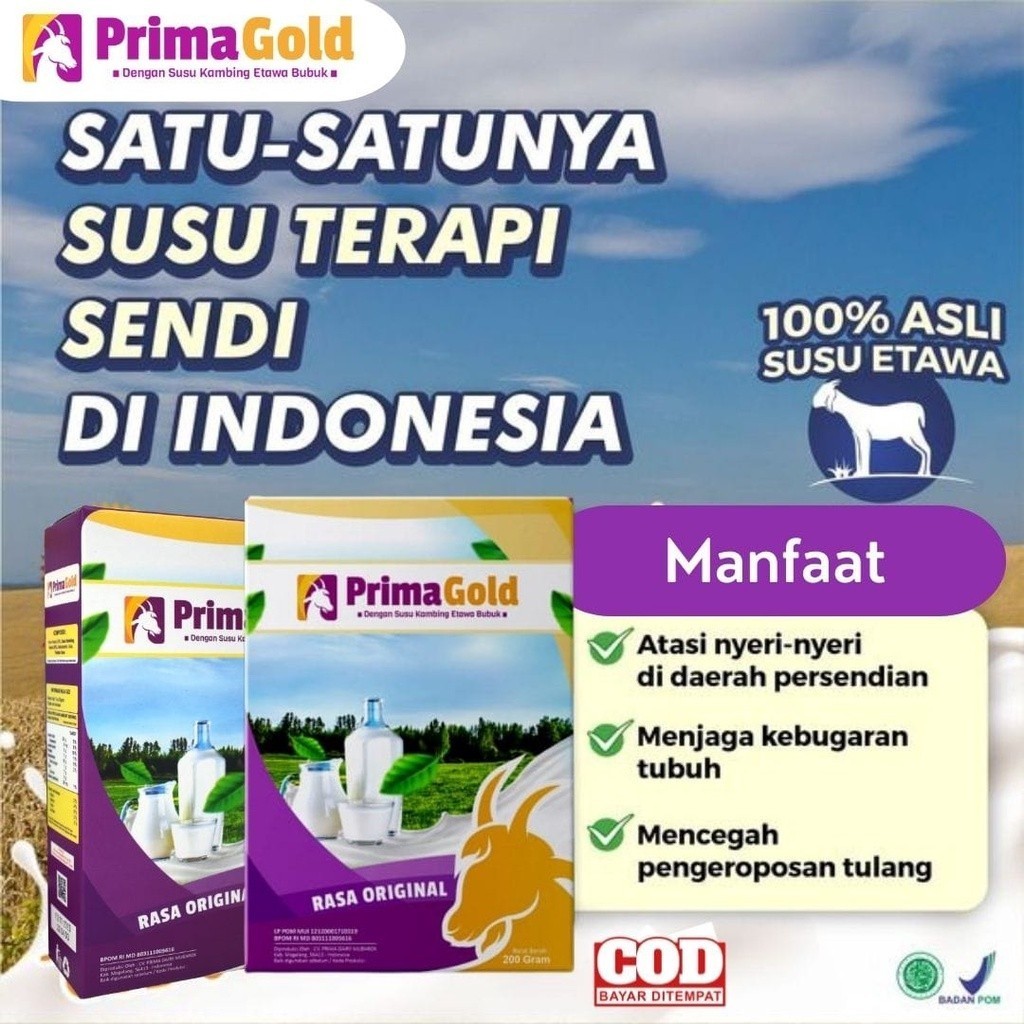 

10 Box Susu Kambing Primagold Atasi Nyeri Sendi Terbaru Diskon Aman Sudah BPOM Tinggi Kalsium H5R7 Terlaris Menjaga Kesehatan Obat Asma COD Terbaik Gratis Ongkir Tidak Prengus Murah Murni Promo Viral Bermanfaat Halal Termurah