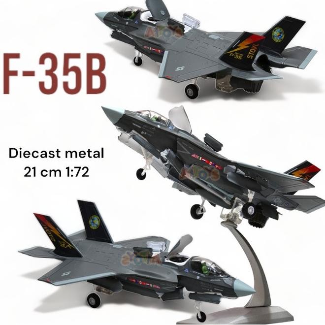 Miniatur Diecast Pesawat F/A-18E Super Hornet 18 Cm 1:100