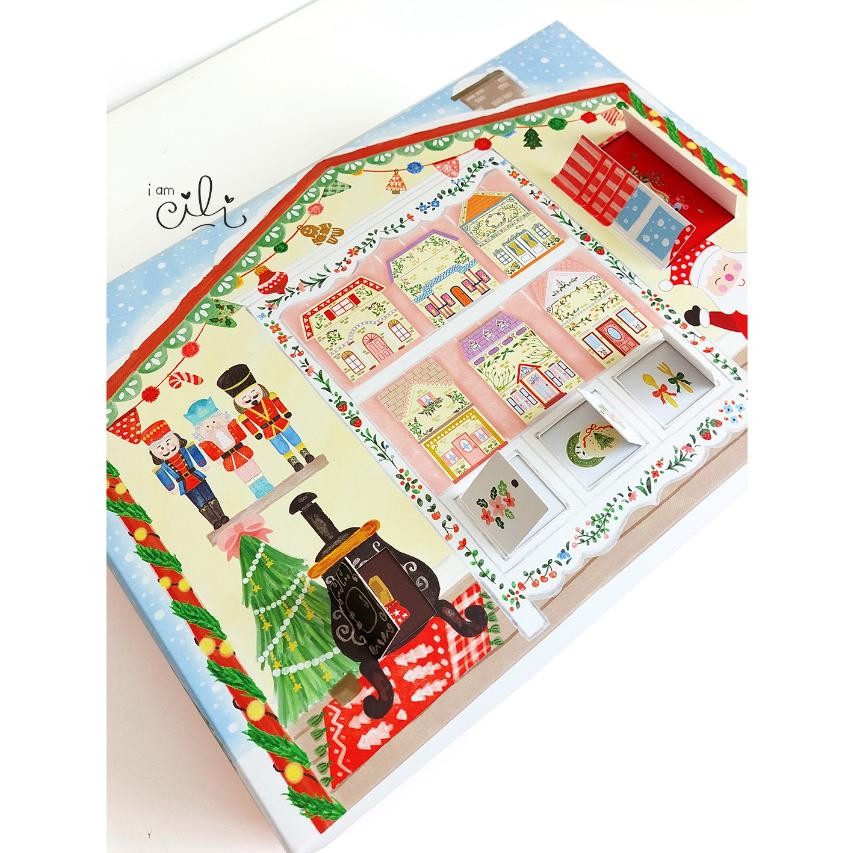 

er-23 (BOX BETH ) DUS kue kering toples natal/merry christmas Terlaris