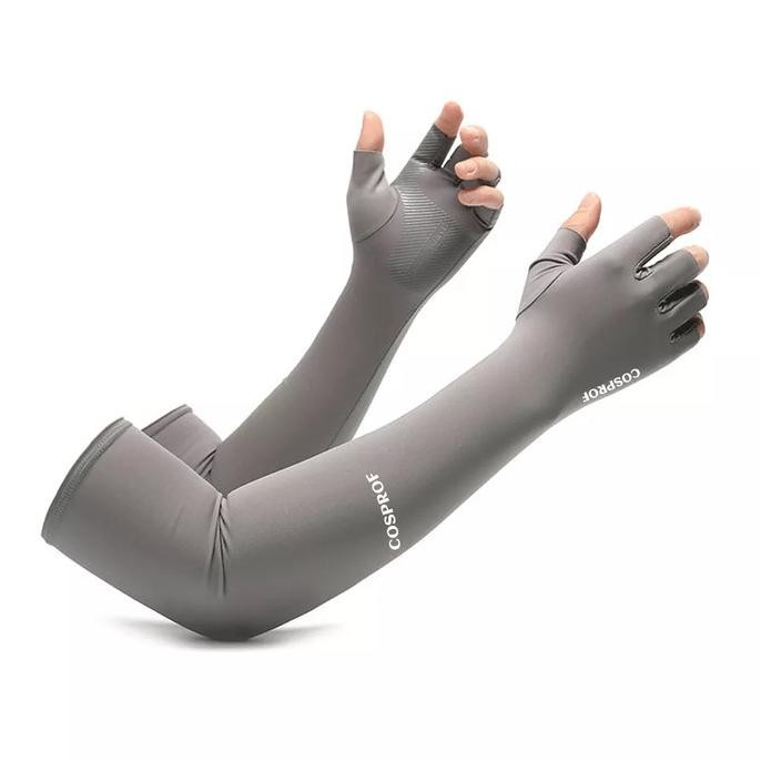 

Half-Finger Ice Silk Sun Protection Arm Sleeves Outdoor For Men Women