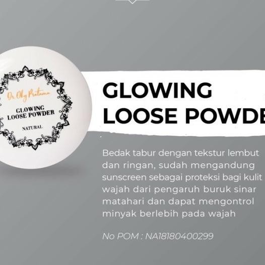 Glowing Loose Powder Bedak Tabur Benings Clinic By Dr. Oky Pratama