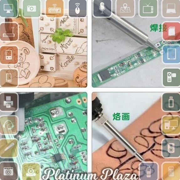 

Azalia Dgks Solder Alat Lukis Bakar Wood Burning Pen Pyrography 37 Set - A59276 - Multi-Color