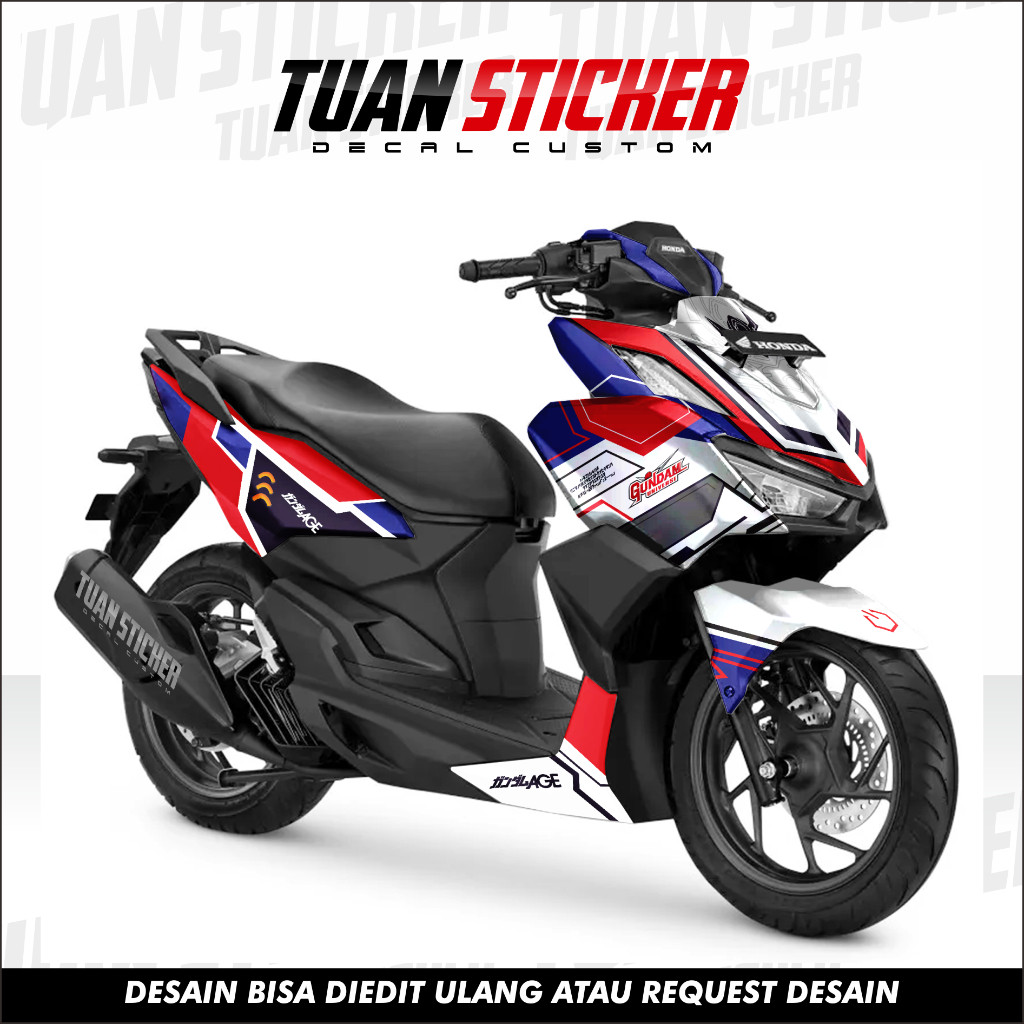 Sticker Decal Full Body Honda Vario 160 2021 2022 2023 2024 Striping Decal Vario  Full Body Stiker D