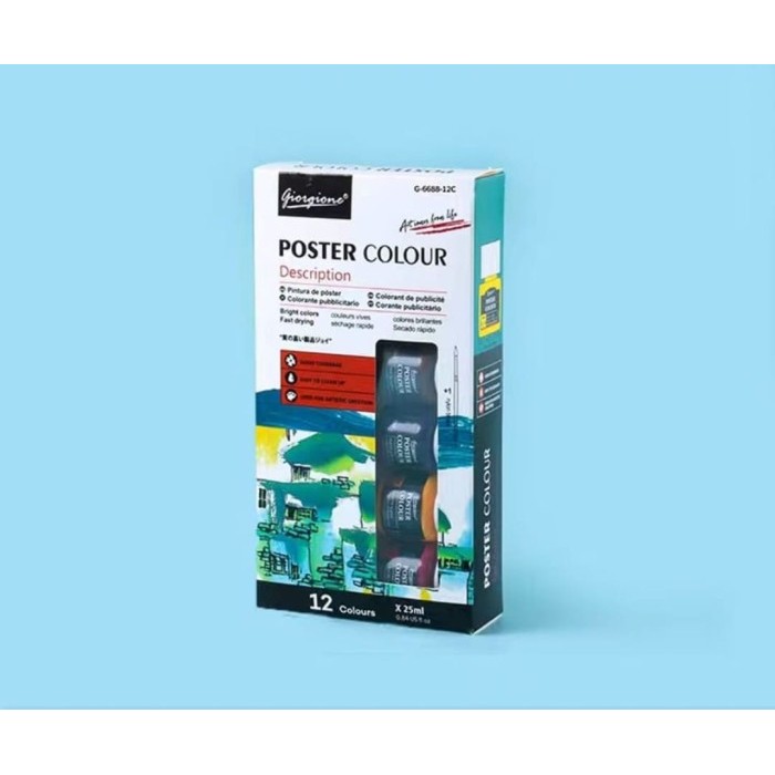 

cusss order] cat poster poster colour giorgione 12 warna 25 ml sakura killer