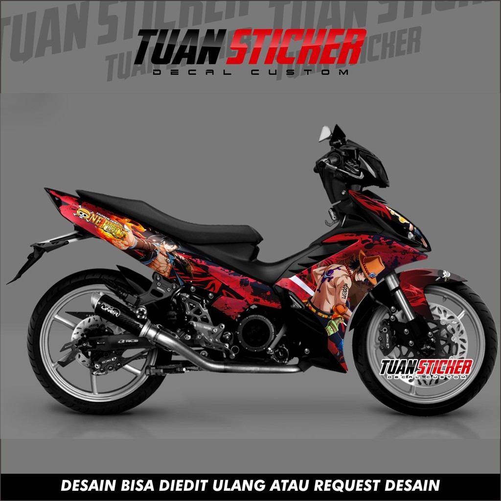 Sticker decal  jupiter mx 135, Striping jupiter mx 135 , Sticker jupiter mx 135 one piece