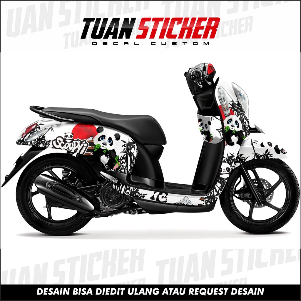 Sticker Striping Decal Scoopy FI, decal scoopy FI , cetak striping decal scoopy FI , Stiker Scoopy 1