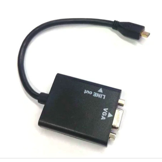 GOSEND KABEL KONEKTOR SAMSUNG GALAXY NOTE TO VGA HP TO TV CONNECTOR MHL