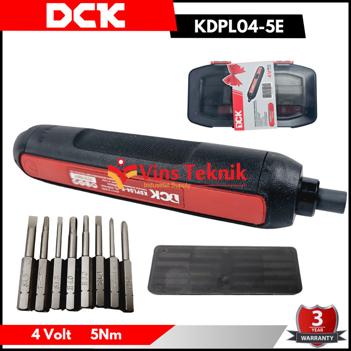 Mesin Bor Obeng Baterai Cordless Screw Driver Dck Kdpl04-5E Kdpl 04-5