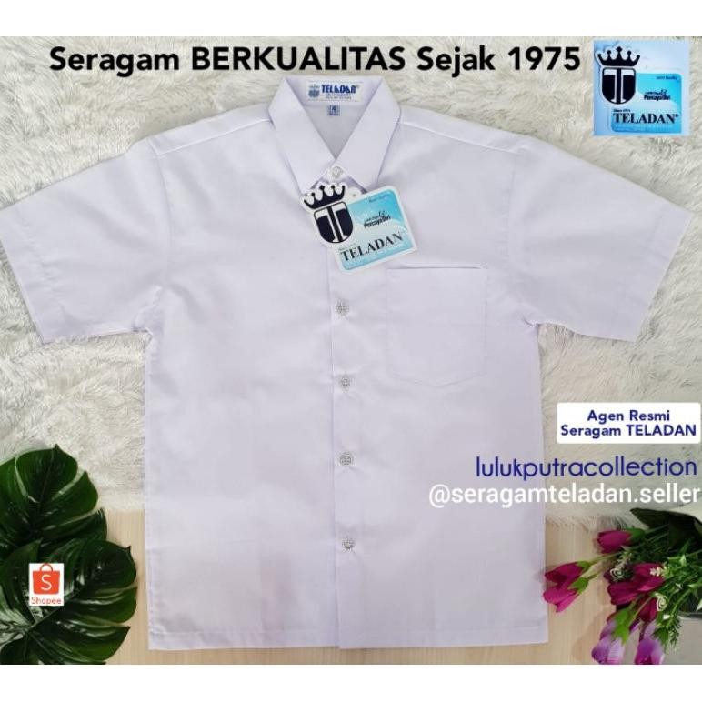 

Sd-67 Seragam Teladan Kemeja Putih Lengan Pendek Sd Smp Sma (Seragam Sekolah Teladan)/Seragam Sd Smp Sma/Hem Putih Lengan Pendek/Seragam Sd Smp Sma/Kemeja Putih Polos Kekinian