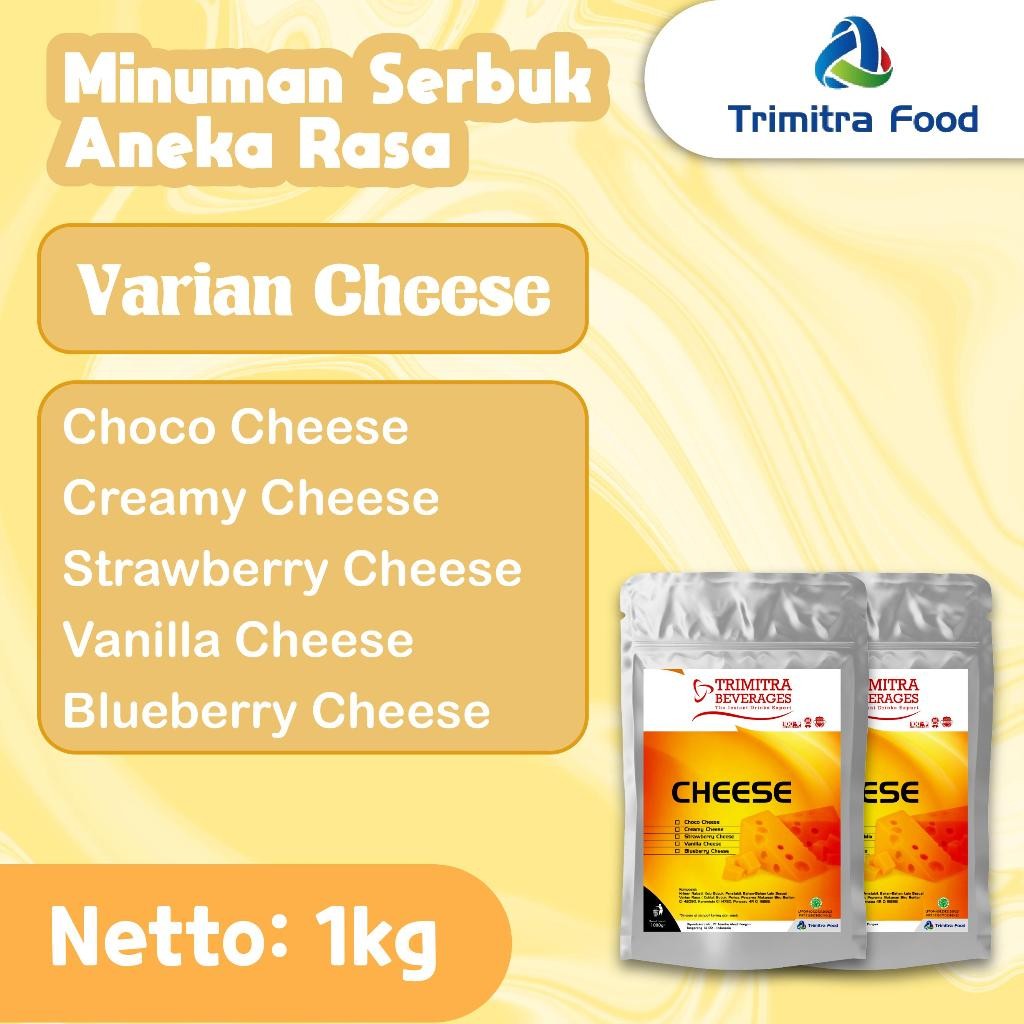 

Bubuk numan Powder Drink Aneka Rasa Varian Cheese Keju x Dengan Gula 1 Kg Halal