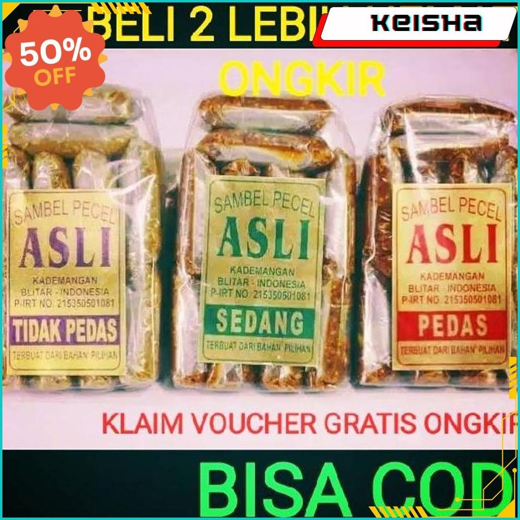 

Sambel Pecel Asli Blitar / Sambal Pecel Asli 450 Gram Terlaris