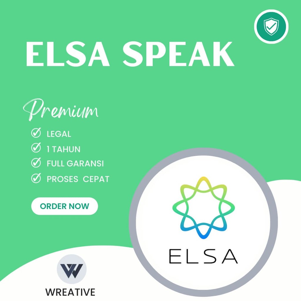 ELSA Speak Premium 1 Tahun Begaransi (Open 24 Jam)